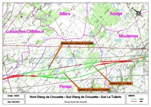 LGV PL - N ou S Etang de La Crouzette et S Tuilerie LGV PL - N ou S Etang de La Crouzette et S Tuilerie